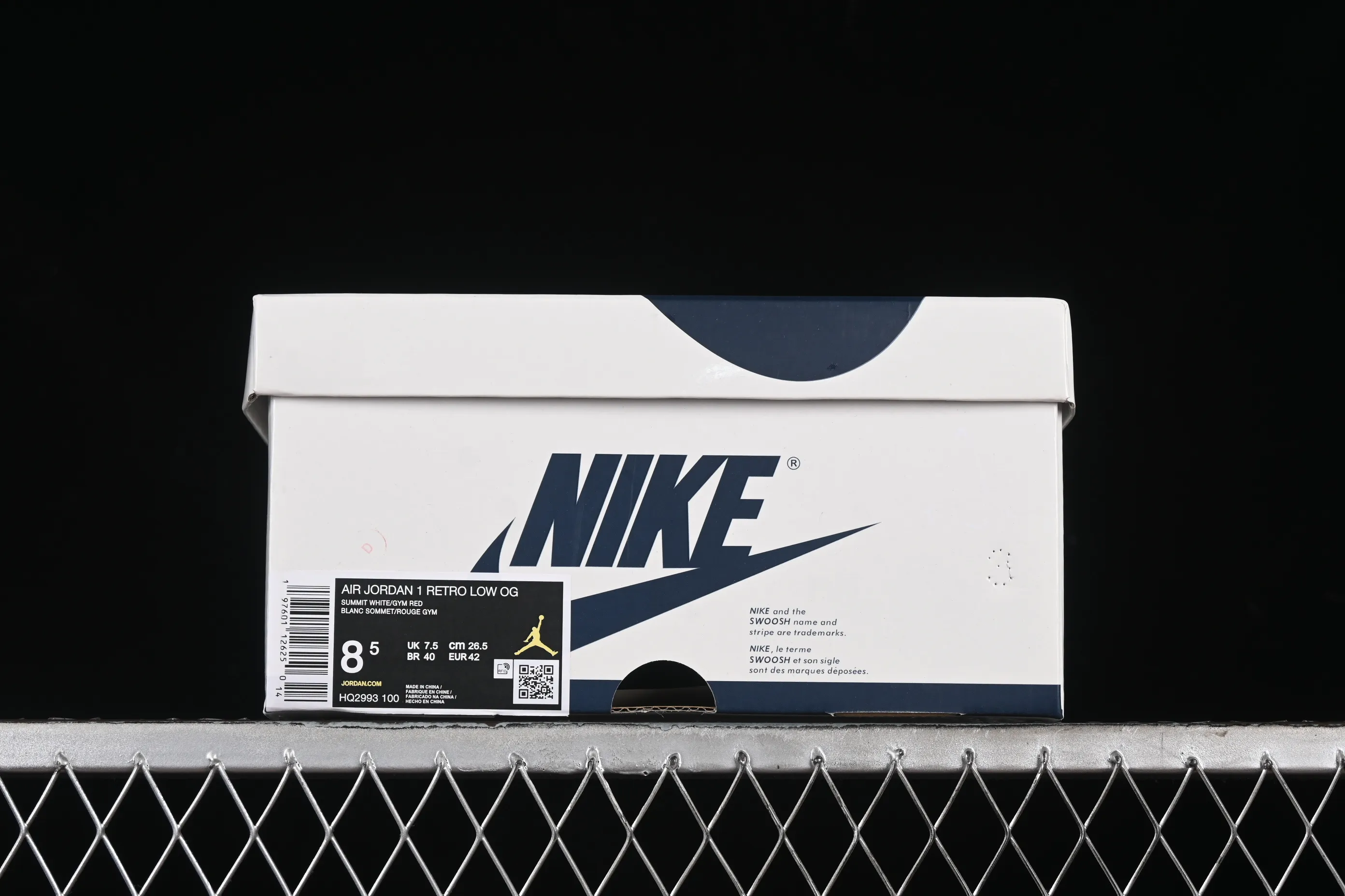 All categories Air Jordan Jordan series basketball shoes Air Jordan 1 Low Air Jordan 1 Low OG "Howard University" AJ1 Joe 1 Howard University low-top cultural and casual sneakers HQ2993-100